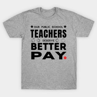 Teachers Deserve Better - Dark on Light T-Shirt